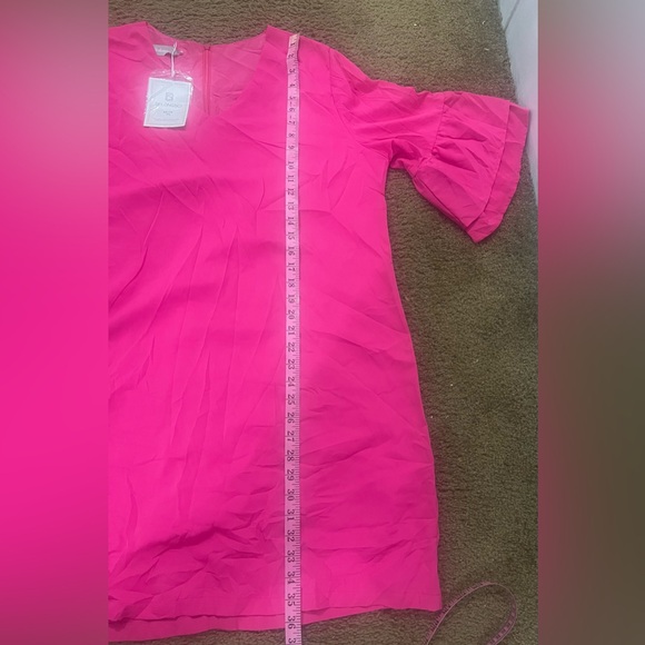 New Belongsci / Elegant Pink Midi Dress Size XL - Picture 8 of 8